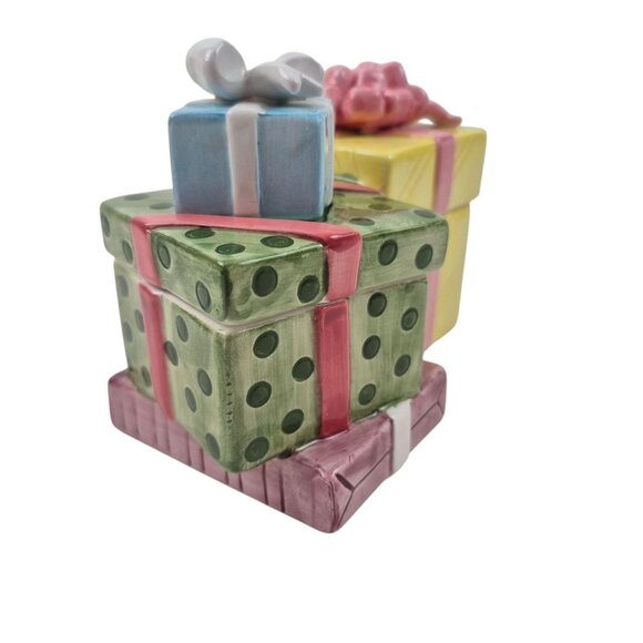 Spode Christmas Tree Candy Box Small Lidded RCPC Vintage England Earthenware - Picture 2 of 10